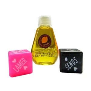 Lubricante Caliente En Aceite Erotic 13ml con Dados