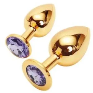 Plug Anal Con Joya Gold Talla M