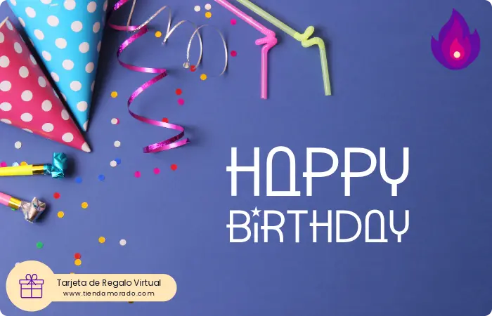 tarjeta de regalo happy birthday