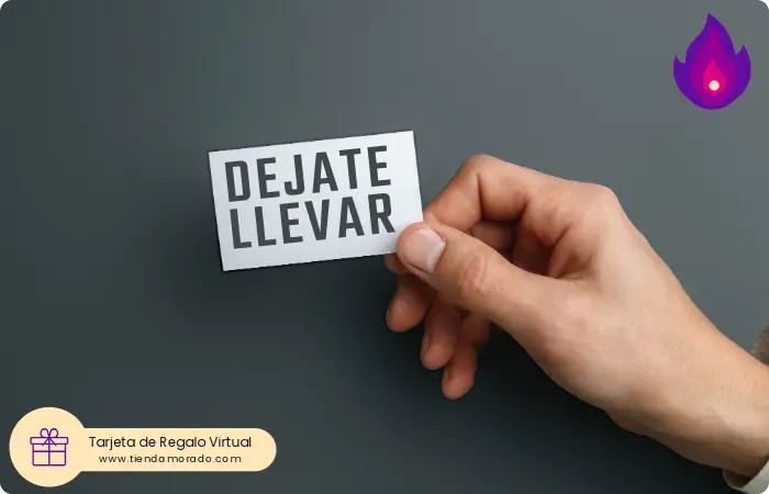 tarjeta de regalo dejate llevar